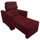 POLTRONA SOFA 1 lugar Retrátil e Reclinável Veneza Bordo