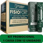 Pomada Desodorante Massageadora Bio Instinto Fisiofort Bisnaga 150g Kit Promocional 12 Unidades