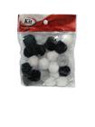 Pompom 25mm multicor/degrade - Pacote com 20 unidades - KIT