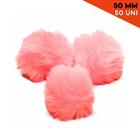 Pompom - Pelúcia 50 Mm - 50 Unidades - Coral - Nº: 816 - Nybc