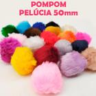 POMPOM PELUCIA 50MM Varias Cores - 10PC - - NYBC