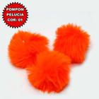 POMPOM PELUCIA 70MM Varias Cores - 10PC -