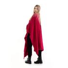 Poncho de Plush Adulto Peludinho Flecee Quentinho Mantinha Frio Inverno