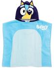 Poncho de toalha Bluey Kids Girls & Boys com orelhas 3D Puppy Dog