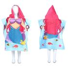 Poncho Toalha De Praia Infantil Com Capuz Várias Estampas