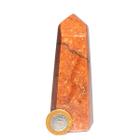 Ponta Quartzo Vermelho 12 a 13 cm 280 g Pedra Natural Tipo B