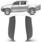 Ponteira Alargador Para-Lamas Polaina Hilux 2005 2006 2007 2008 2009 2010 2011 Preto