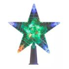 Ponteira Estrela 15cm Com 10 Leds Coloridos Decoração 127v