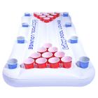 Pool Lounge Beer Pong, GoPong inflável de 6 pés com porta-copos