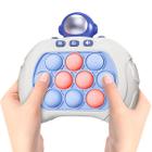 Pop it eletronico anti stress infantil mini gamer brinquedo astronauta criança anti-stress presente