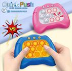 Pop It Eletrônico Game Console de Jogo Memória Brinquedo Anti estress para Crianças Adulto e Infantil Luz Som Led Fidget