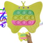 Pop It Mini Game Interativo Borboleta 4 Modos Fidget Sensorial Som Luzes Divertido Anti Estresse Crianças Toys Relaxante Ansiedade Portatil