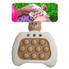 Pop It Mini Game Luzes Som Urso Criança Fidget Interativo Sensorial Anti Estresse Realxa Ansiedade Portatil