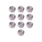 Porca Turbina 10X1,5mm Zincada Chave 15mm Baixa 5 MBB 10Pcs - BRC