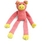 Porco Chalesco Brinquedo Para Cães Pelúcia Rosa