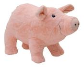 Porco De Pelúcia Rosa 40cm Pig Fofinho