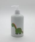 Porta Álcool Gel / Sabonete Líquido 300ml Dinossauro - Saboneteira - Porcelana - Antilope Decor Porcelanas