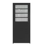 Porta Basculante de Alúminio com 80x210cm Direita Preto - PTORD2236D - HALE