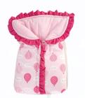 Porta bebe saco para dormir Baloes menina pink