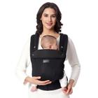 Porta-bebês Momcozy, malha respirável, ergonômica, 3-20 kg, preta