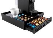 Porta Capsulas bandeja Organizador Nespresso com gaveta e vidro