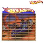 Porta Carrinhos Hotwheels Azul Estante Para 50 Carrinhos Montado