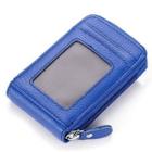 Porta-cartões de crédito Wallet Wokex Mini Leather ID azul