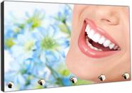 Porta Chave Dentista Dente Consultórios Sorriso Organizador Chaveiros