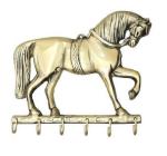 Porta Chaves Cavalo Majestoso 6 Pinos Em Bronze Organização