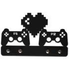 Porta Chaves Controle Player 1 E 2 Decoração Gamer - Geek Vip