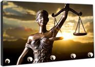 Porta Chaves Direito Advocacias Advogados Deusa Da Justiça Organizador Chaveiros