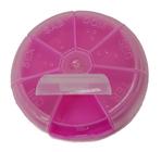 Porta Comprimido Rosa Pink Redondo