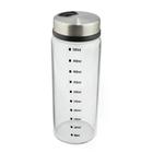 Porta condimento em vidro borossilicato e tampa em aco inox 500ml D6,5xA20,5