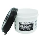 Porta Condimento Plastico Redondo Preto Oregano Tampa 350Ml