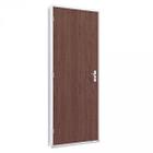 Porta de Aço Duraplac 215x85cm Batente de Aço 12cm Riobras