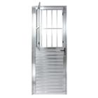 Porta de Aluminio Social Esquerda 2,10x0,80 Linha 25 - Aluminio Brilhante DL Esquadrias