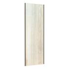 Porta De Correr Closet 80cm Inox Sem Kit Ferragem Crema - LUCIANE