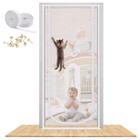 Porta de tela para gatos MYPIN reforçada 90x210 cm Heavy Duty Pets Pr