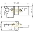 Porta escova do alternador Ford Ft-8000 1977 a 1979 UNIFAP