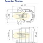 Porta escova do alternador Volvo C70 2007 a 2010 UNIFAP