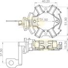 Porta escova do motor de partida Audi A4 Avant 1995 a 2016