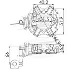 Porta escova do motor de partida Fiat Doblo 2010 a 2019