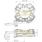 Porta escova do motor de partida Fiat Fiorino 1991 a 1996