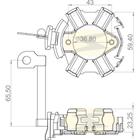 Porta escova do motor de partida Iveco Daily 1997 a 2024