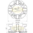 Porta escova do motor de partida Iveco Stralis 330 2012 a