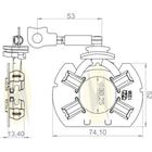 Porta escova do motor de partida Vw Polo Sedan 2002 a 2014