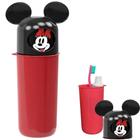 Porta Escova Infantil Minnie Orelhas Estojo Dental Case - Plasutil