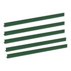 Porta Etiqueta Para Bandeja Gondola 92 Cm Verde Bandeira Kit 15