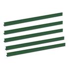 Porta Etiqueta Para Bandeja Gondola 92 Cm Verde Bandeira Kit 25