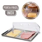 Porta Frios Inox Com Pegador